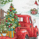 Dimensions Counted Cross Stitch Kit 16" Long Holiday Farm Stocking (14 Count)