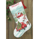 Dimensions Counted Cross Stitch Kit 16" Long Holiday Farm Stocking (14 Count)