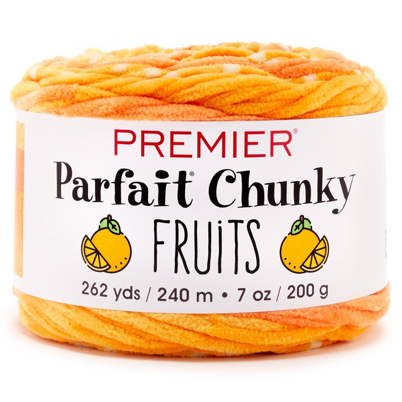 Premier Parfait Chunky Fruits Yarn - Orange*