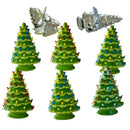 Eyelet Outlet Shape Brads 12/Pkg Retro Tree*