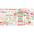 Bella Blvd Cardstock Ephemera Words, Merry Mingle