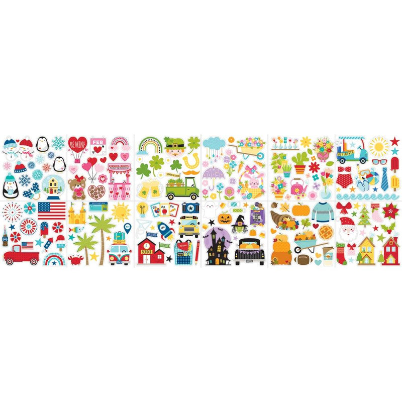 Bella Blvd Cardstock Ephemera Icons, My Life 365*