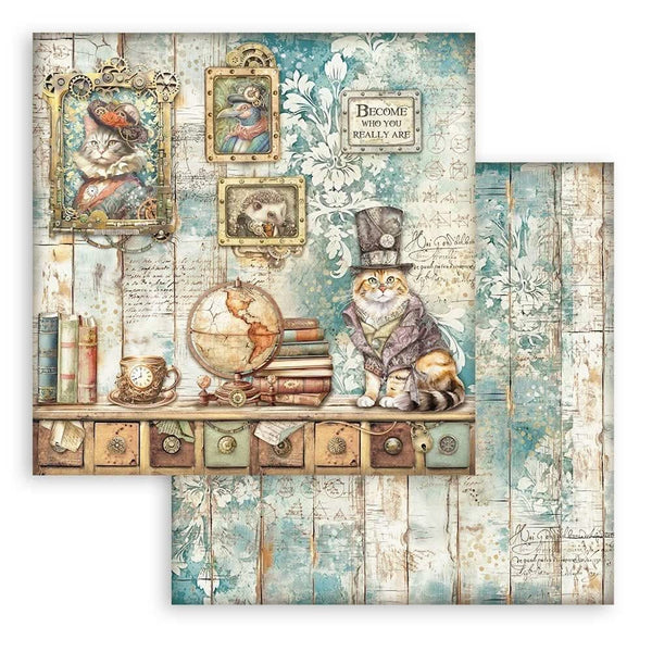 Stamperia Double-Sided Paper Pad 8"x 8" 10/Pkg - Alterego
