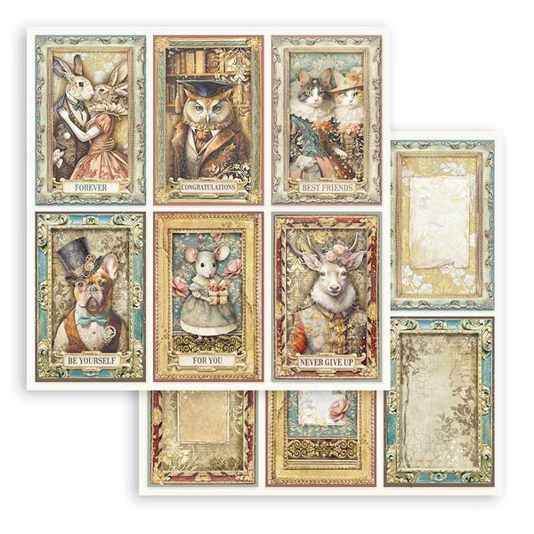 Stamperia Double-Sided Paper Pad 8"x 8" 10/Pkg - Alterego