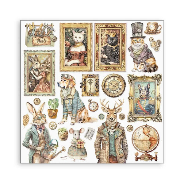 Stamperia Double-Sided Paper Pad 8"x 8" 10/Pkg - Alterego