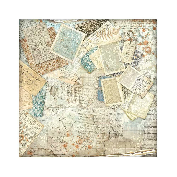 Stamperia Polyester Fabric 12"x 12" 4/Pkg - Alterego*