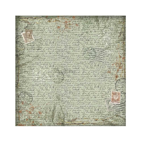 Stamperia Polyester Fabric 12"x 12" 4/Pkg - Alterego*