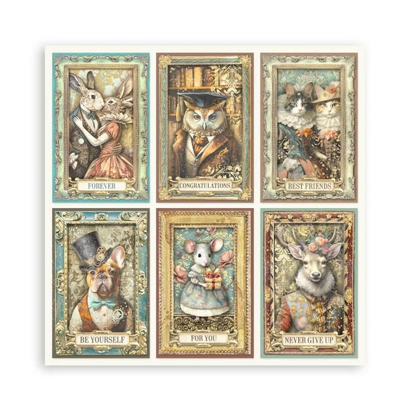 Stamperia Single-Sided Paper Pad 8"x 8" 22/Pkg - Alterego