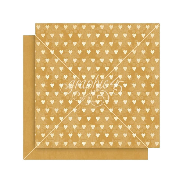 Graphic 45 Collection Pack 12"x 12" Patterns & Solids - Curiouser & Curiouser