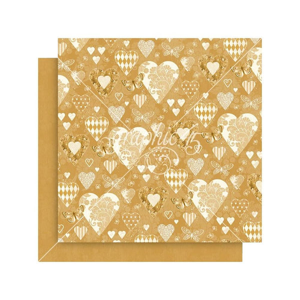 Graphic 45 Collection Pack 12"x 12" Patterns & Solids - Curiouser & Curiouser