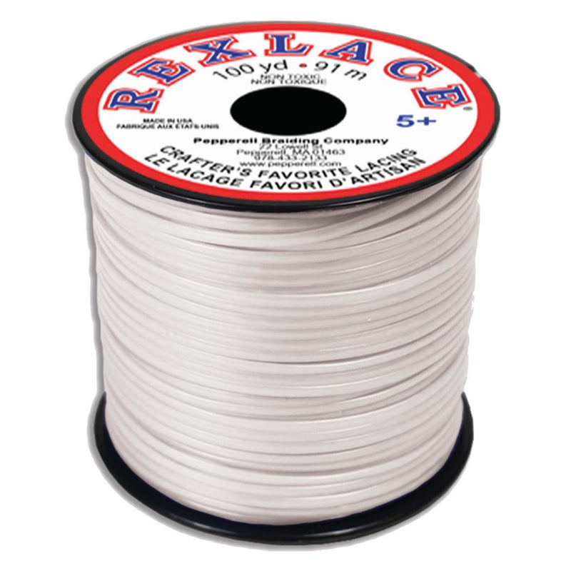 Rexlace Plastic Lacing 100yd by Pepperell - Pearl