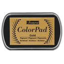 Jaquard Pigment Ink Metallic Colour Pad Gold