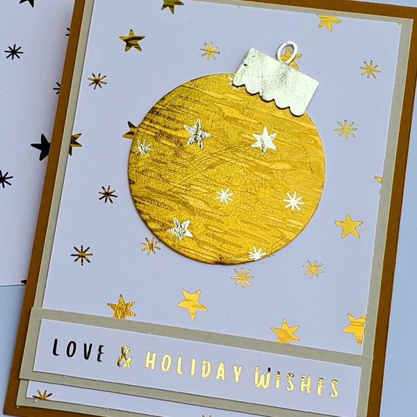 Deco Foil Transfer Sheets 6"X6" 12/Pkg - Blizzard