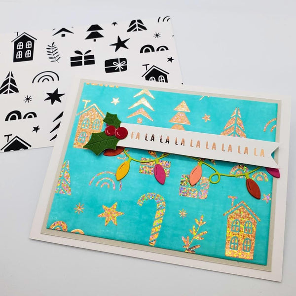Deco Foil Transfer Sheets 6"X6" 12/Pkg - Firelight