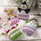 Bucilla Felt Ornaments Applique Kit Set Of 4 Snowman's Candy Confections