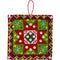 Bucilla Felt Ornaments Applique Kit Set Of 6 Holiday Quilt Squares