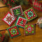 Bucilla Felt Ornaments Applique Kit Set Of 6 Holiday Quilt Squares