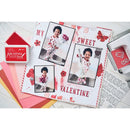 Sizzix A5 Clear Stamps w/Framelits Dies By 49 And Market - Fine Line Alpha 01*
