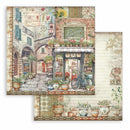 Stamperia Double-Sided Paper Pad 8"x 8" 10/Pkg - Art of Travelling