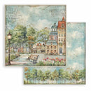 Stamperia Double-Sided Paper Pad 8"x 8" 10/Pkg - Art of Travelling