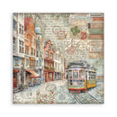 Stamperia Single-Sided Paper Pad 12"x 12" 22/Pkg - Art of Travelling^