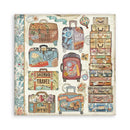 Stamperia Single-Sided Paper Pad 8"x 8" 22/Pkg - Art of Travelling