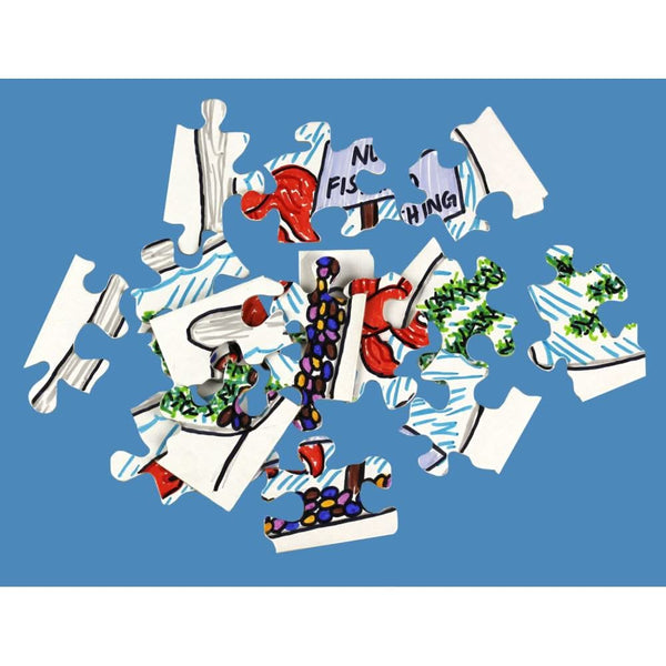 Hygloss Compoz-A-Puzzle Blank Jigsaw Puzzle 4"X5.5" 24/Pkg 16 Pieces*