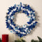 Bucilla Felt Wreath Applique Kit 15" Round Winter Blue Poinsettia