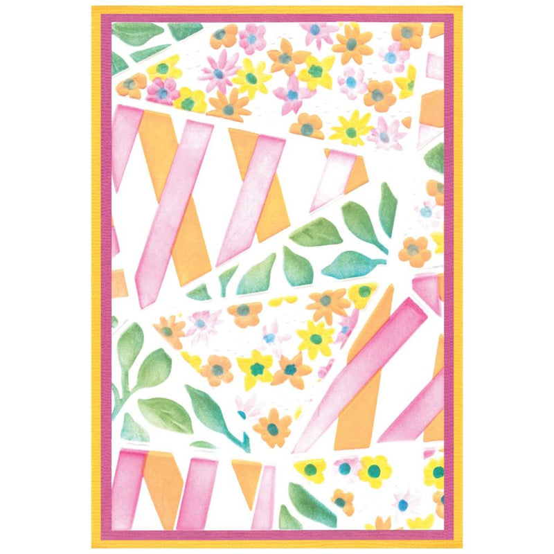 Sizzix 3D Textured Impressions Embossing Folder By Stacey Park - Fragmented Floral