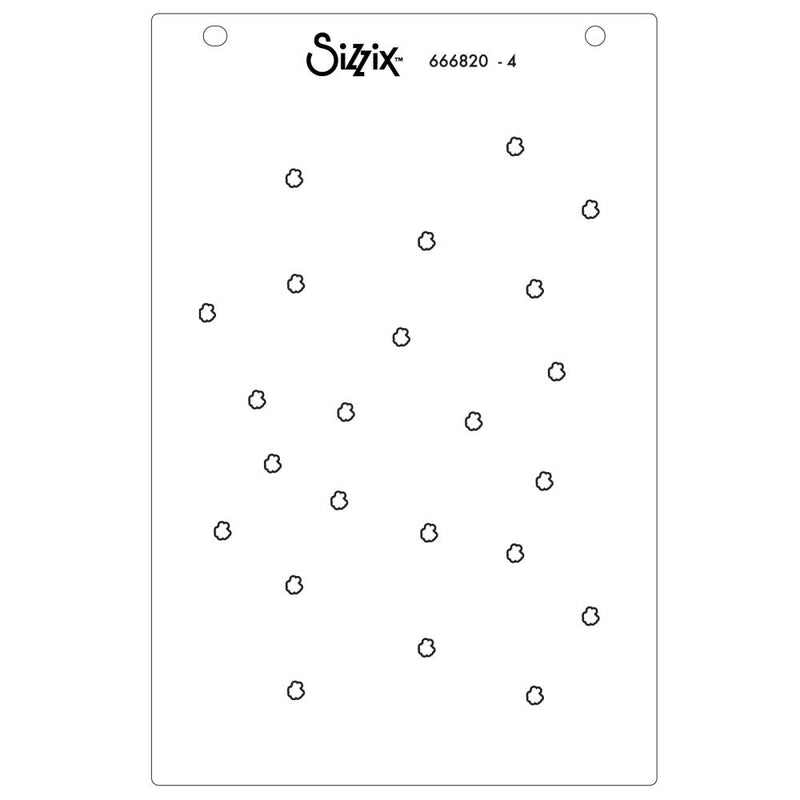 Sizzix A6 Stencil By Stacey Park 4/Pkg - Serene Sophisticate