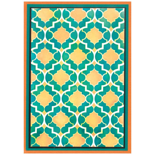 Sizzix A6 Stencil By Stacey Park 4/Pkg - Textures From Afar
