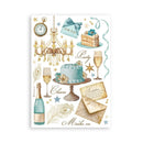 Stamperia A5 Washi Pad 8/Pkg - Masquerade