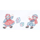 Jack Dempsey Children's Stamped Pillowcase W/Perle Edge Ann & Andy