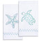 Jack Dempsey Stamped Decorative Hand Towel Pair 17"X28" Beach