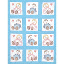 Jack Dempsey Themed Stamped White Quilt Blocks 9"X9" 12/Pkg Rag Dolls