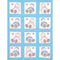 Jack Dempsey Themed Stamped White Quilt Blocks 9"X9" 12/Pkg Rag Dolls