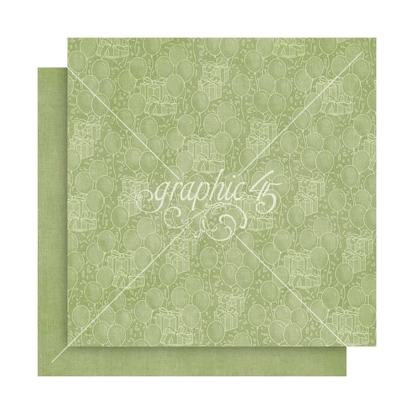 Graphic 45 Collection Pack 12"x 12" Patterns & Solids - Hip Hip Hooray