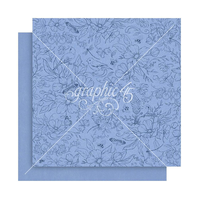 Graphic 45 Collection Pack 12"x 12" Patterns & Solids - Spring Is In The Air