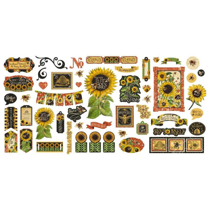 Graphic 45 Keepsake Kit With Exclusive Metal Die-Set - Let it Bee