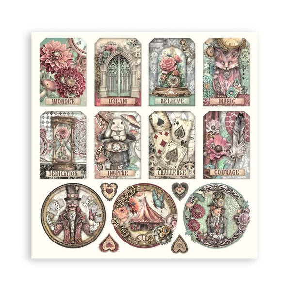 Stamperia Single-Sided Paper Pad 8"x 8" 22/Pkg - Master of Magic