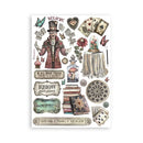 Stamperia A5 Washi Pad 8/Pkg - Master of Magic