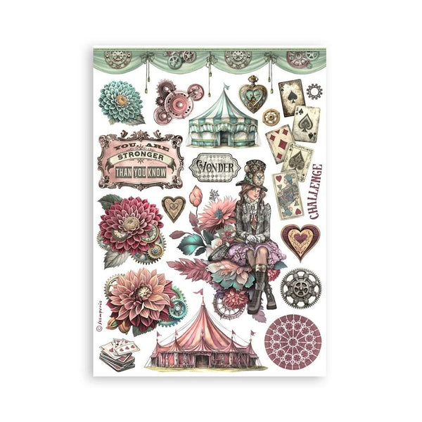 Stamperia A5 Washi Pad 8/Pkg - Master of Magic