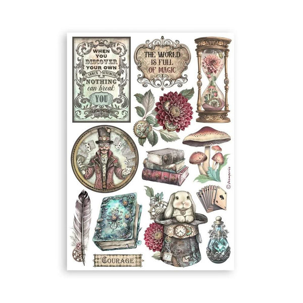 Stamperia A5 Washi Pad 8/Pkg - Master of Magic