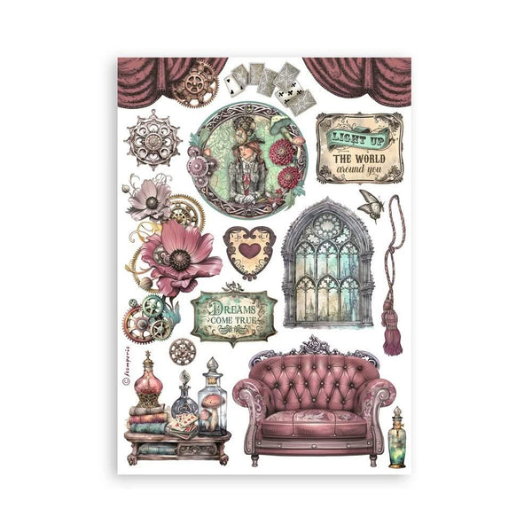 Stamperia A5 Washi Pad 8/Pkg - Master of Magic