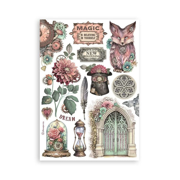 Stamperia A5 Washi Pad 8/Pkg - Master of Magic