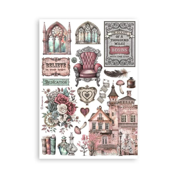 Stamperia A5 Washi Pad 8/Pkg - Master of Magic