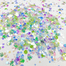 Dress My Craft Sequins 8gms Shining Swan Green Mix