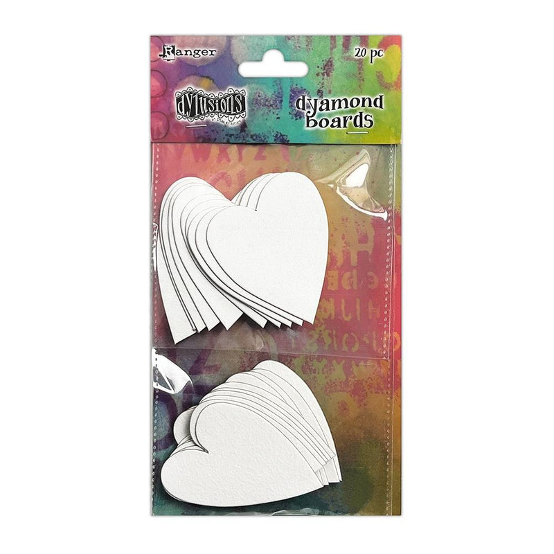 Dyan Reaveley Dylusions Dyamond Boards Hearts