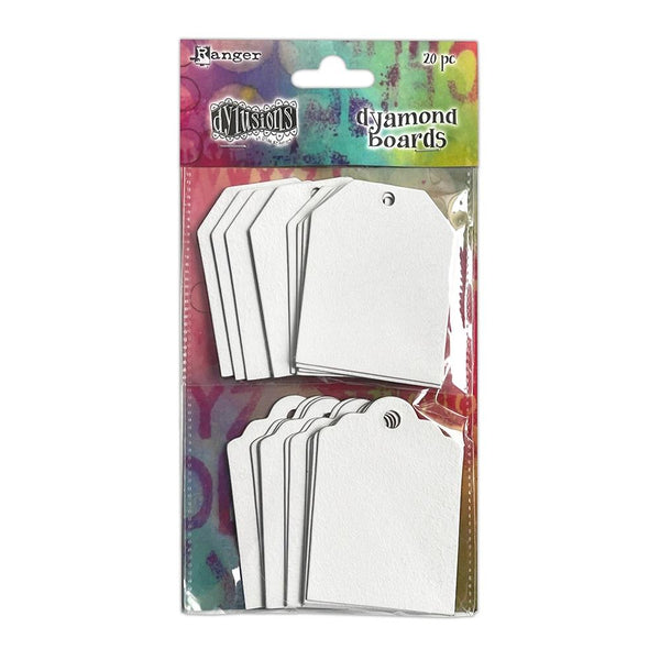 Dyan Reaveley Dylusions Dyamond Boards Tags