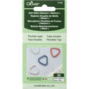 Clover Soft Triangle Stitch Markers Medium